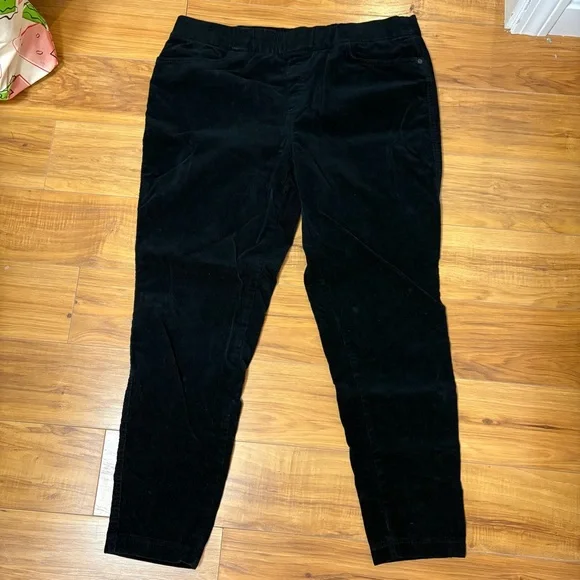 Talbots Black Corduroy Pants - Picture 1 of 4